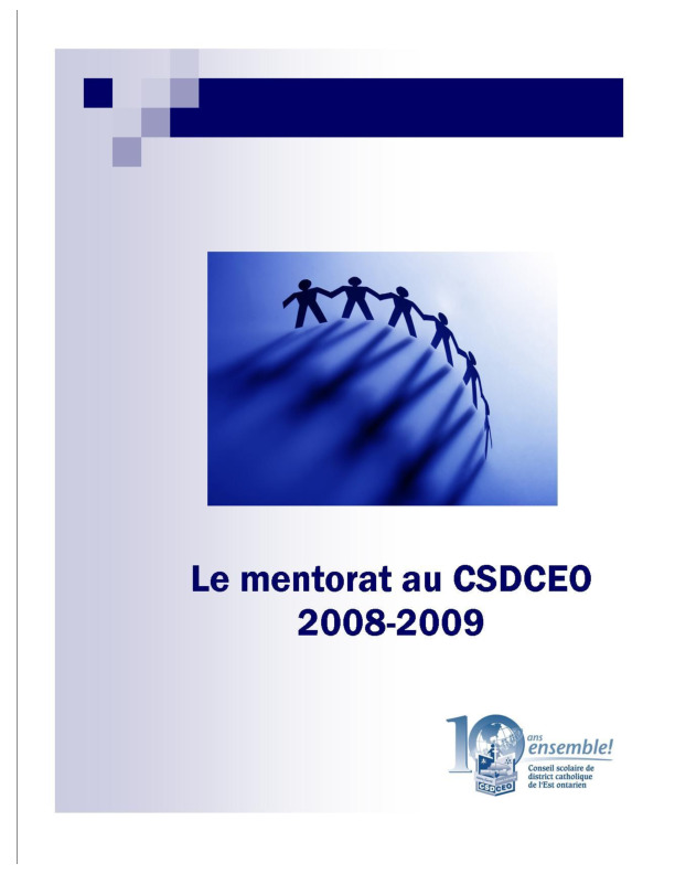 Est Ontario CSDC Le mentorat 2008-2009