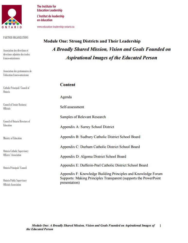 Module 7: Une approche de gouvernance des conseillères et des conseillers scolaires axée sur les politiques (PDF)